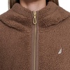 image:imageNautica Womens Solid Sherpa Zipup Hoodie JacketBarley