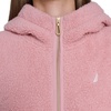 image:imageNautica Womens Solid Sherpa Zipup Hoodie JacketBridal Rose