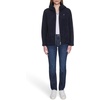 image:imageNautica Womens Solid Sherpa Zipup Hoodie JacketNight Sky