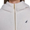 image:imageNautica Womens Solid Sherpa Zipup Hoodie JacketSoft Ivory
