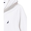 image:imageNautica Womens Solid Zipper Long Sleeve Hoodie SweatshirtBright White