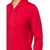 image:imageNautica Womens Solid Zipper Long Sleeve Hoodie SweatshirtScarlet