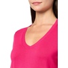 image:imageNautica Womens Tipped Long Sleeve VNeck Knit SweaterAster Pink Multi