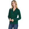 image:imageNautica Womens VNeck Cable Polo Long SleeveForest