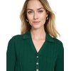 image:imageNautica Womens VNeck Cable Polo Long SleeveForest
