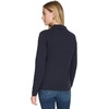 image:imageNautica Womens VNeck Cable Polo Long SleeveNight Sky