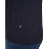 image:imageNautica Womens VNeck Cable Polo Long SleeveNight Sky