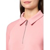 image:imageNautica Womens Zipper Collared Ribbed Pullover SweatshirtBridal Rose