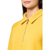 image:imageNautica Womens Zipper Collared Ribbed Pullover SweatshirtDeep Maize