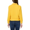 image:imageNautica Womens Zipper Collared Ribbed Pullover SweatshirtDeep Maize