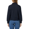 image:imageNautica Womens Zipper Collared Ribbed Pullover SweatshirtNight Sky