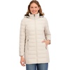 image:imageNautica Womens Chevron Stretch Puffer JacketLimestone