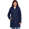 image:imageNautica Womens Chevron Stretch Puffer JacketNavy Seas