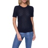 image:imageNautica Womens Crew Neck Solid Short Sleeve SweaterNight Sky