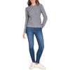 image:imageNautica Womens Crewneck Pullover Cable Long SleeveNight Sky
