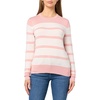 image:imageNautica Womens Crewneck Stripe Long Sleeve Crewneck SweaterBridal Rose Multi