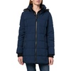 image:imageNautica Womens Faux Fur Hood Stretch Puffer JacketNavy Seas