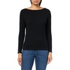 image:imageNautica Womens Long Sleeve Cable Boatneck SweaterBlack