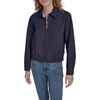 image:imageNautica Womens Long Sleeve Cotton Collared Zip Front JacketNight Sky