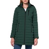 image:imageNautica Womens Midweight Stretch Puffer Jacket With Faux Fur Lined HoodVerde