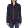image:imageNautica Womens Mockneck Zip Up Fleece JacketNight Sky
