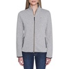 image:imageNautica Womens Mockneck Zip Up Fleece JacketStorm Heather Grey
