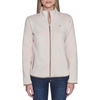 image:imageNautica Womens Mockneck Zip Up Fleece JacketWhite Swan