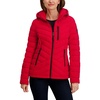 image:imageNautica Womens Packable Stretch Puffer Jacket With Adjustable HemRed
