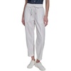 image:imageNautica Womens Pull on Cuffed Solid Ankle Length PantsBright White