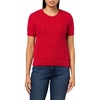 image:imageNautica Womens Short Sleeve Crew Neck Cable Solid SweaterHaute Red