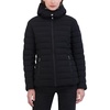 image:imageNautica Womens Short Stretch Puffer Jacket With Fur HoodMidnight