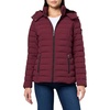 image:imageNautica Womens Short Stretch Puffer Jacket With Fur HoodSpice