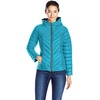 image:imageNautica Womens Short Stretch Puffer Jacket with Storm CuffsTourmaline