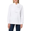 image:imageNautica Womens Solid Hoodie Pullover SweatshirtBright White