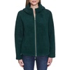 image:imageNautica Womens Solid Sherpa Zipup Hoodie JacketForest