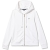 image:imageNautica Womens Solid Zipper Long Sleeve Hoodie SweatshirtBright White
