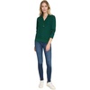 image:imageNautica Womens VNeck Cable Polo Long SleeveForest