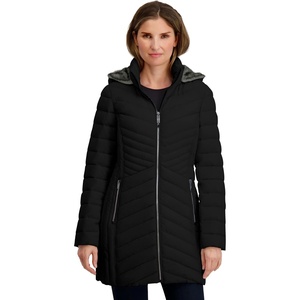 image:imageNautica Womens 34 Length Stretch Puffer JacketBlack