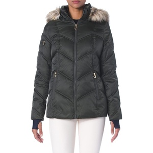 image:imageNautica Womens 34 Length Stretch Puffer JacketMilitary Green