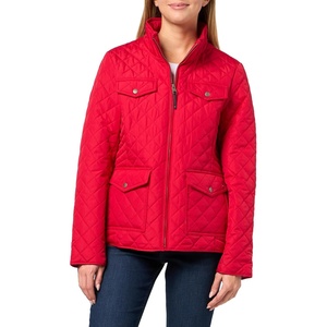 image:imageNautica Womens Barn Outerwear Quilted JacketScarlet