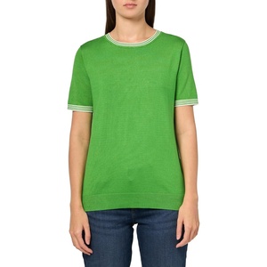 image:imageNautica Womens Crew Neck Solid Short Sleeve SweaterNew Leaf Ivory