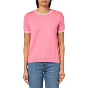 image:imageNautica Womens Crew Neck Solid Short Sleeve SweaterPeony Ivory