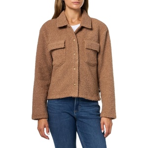 image:imageNautica Womens Cropped Soft Sherpa JacketBarley