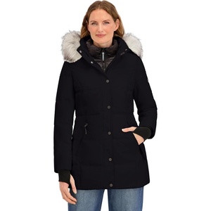 image:imageNautica Womens Heavyweight Bib Puffer JacketBlack