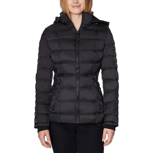 image:imageNautica Womens Heavyweight Stretch Puffer Jacket With Storm CuffsBlacka