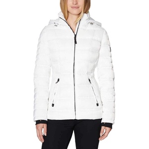 image:imageNautica Womens Heavyweight Stretch Puffer Jacket With Storm CuffsCloud