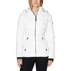 image:imageNautica Womens Heavyweight Stretch Puffer Jacket With Storm CuffsMarshmellow