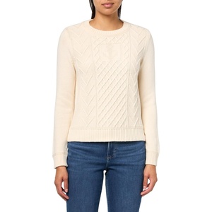 image:imageNautica Womens Long Sleeve Anchor Crewneck SweaterWhite Swan
