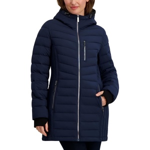 image:imageNautica Womens Midweight Stretch Puffer Jacket with Storm CuffsNavy Seas