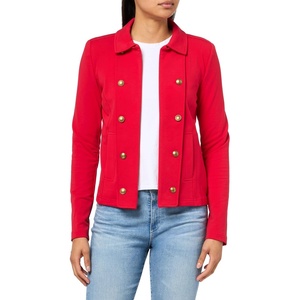 image:imageNautica Womens Open Front Knit Captains Jacket JacketScarlet